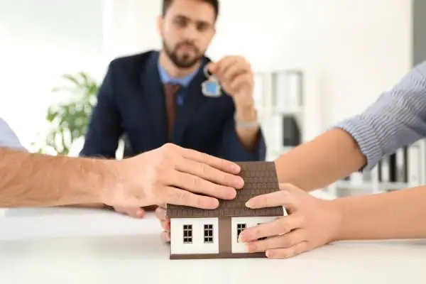 Couple arguing over property in divorce mediation Workington
